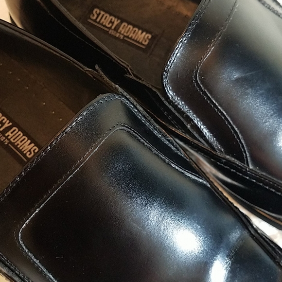 Stacy Adam's Men's Black Shoes - Picture 8 of 13